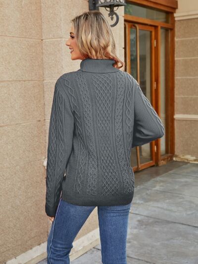 Klassischer Rollkragenpullover für Damen