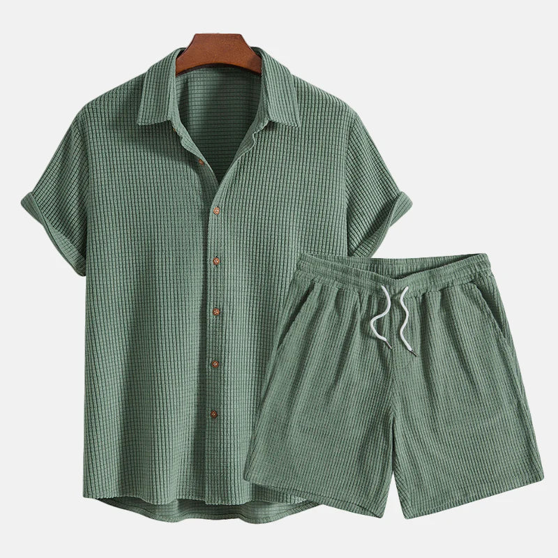 Sawyer - Eleganz Set aus Hemd und Shorts für Herren