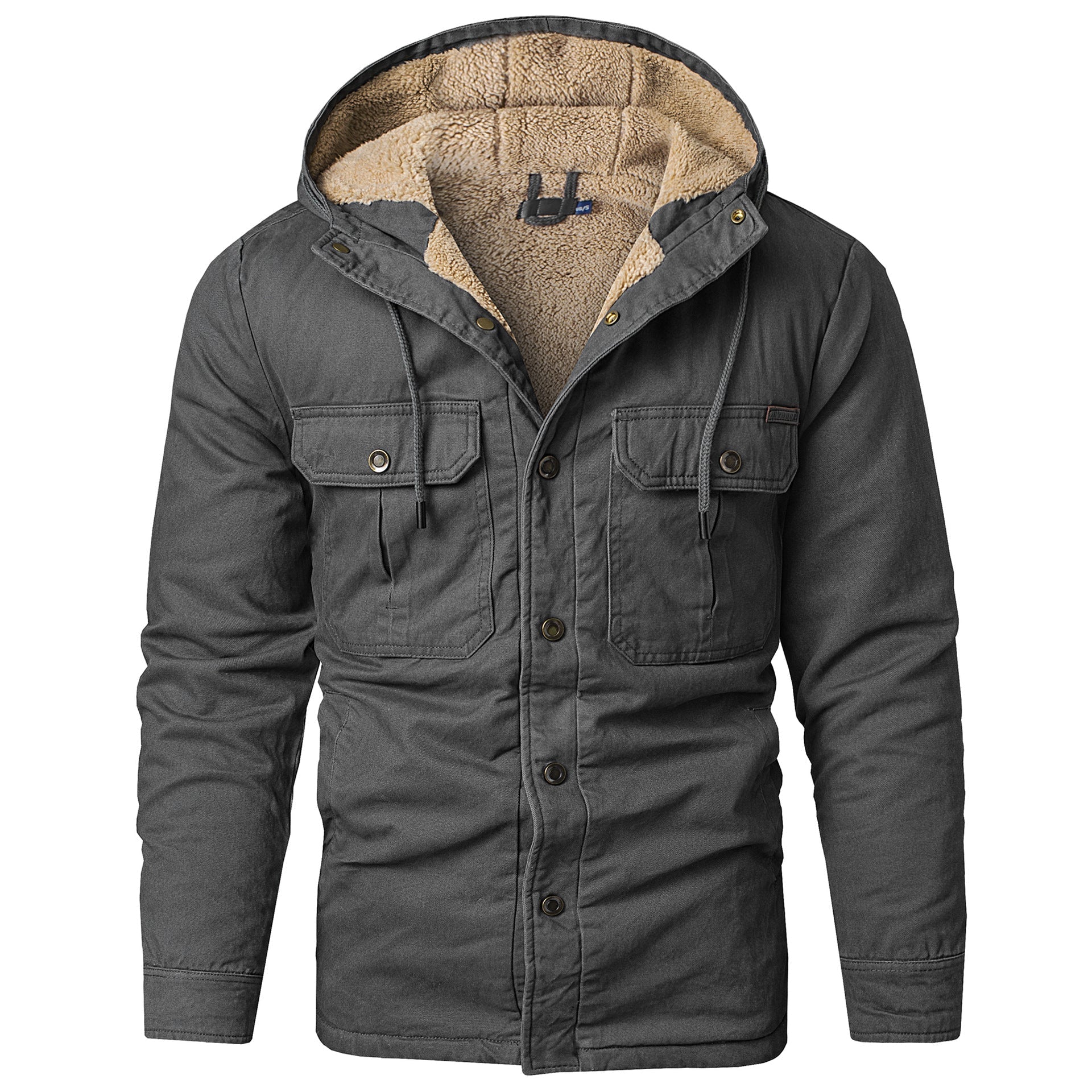 Victor – plüschige und warme winterjacke für herren