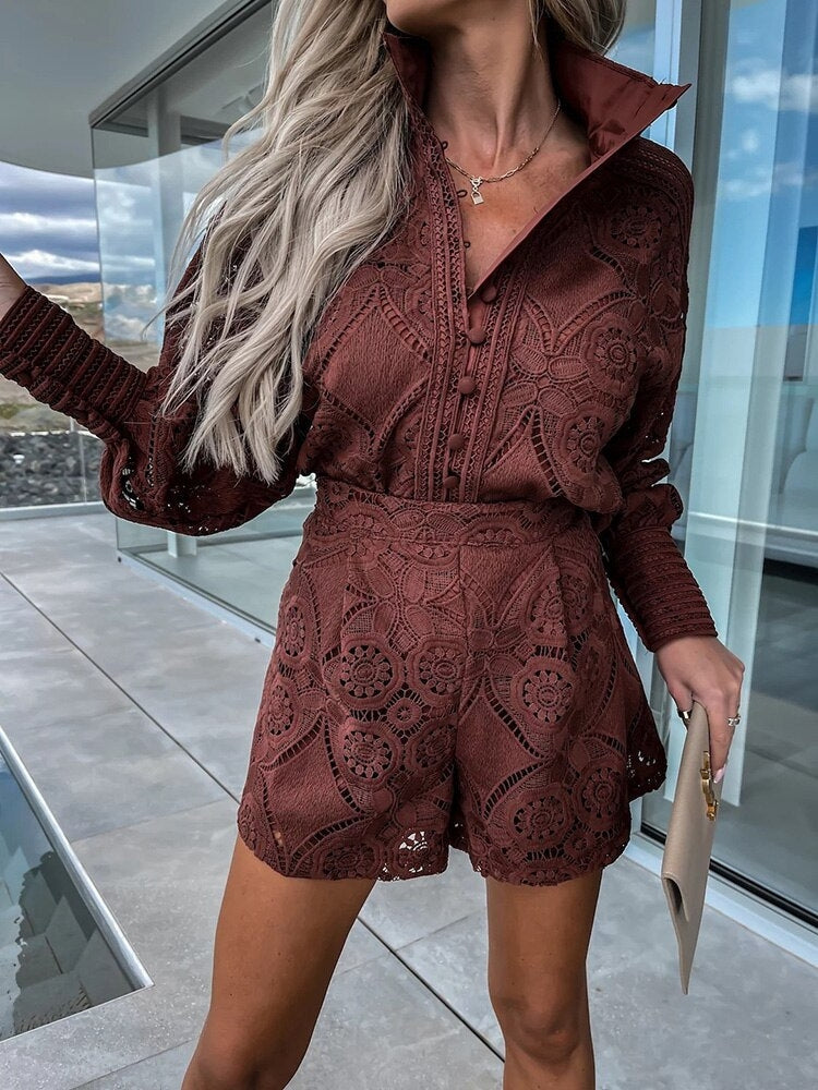 Vivian | boho lace set
