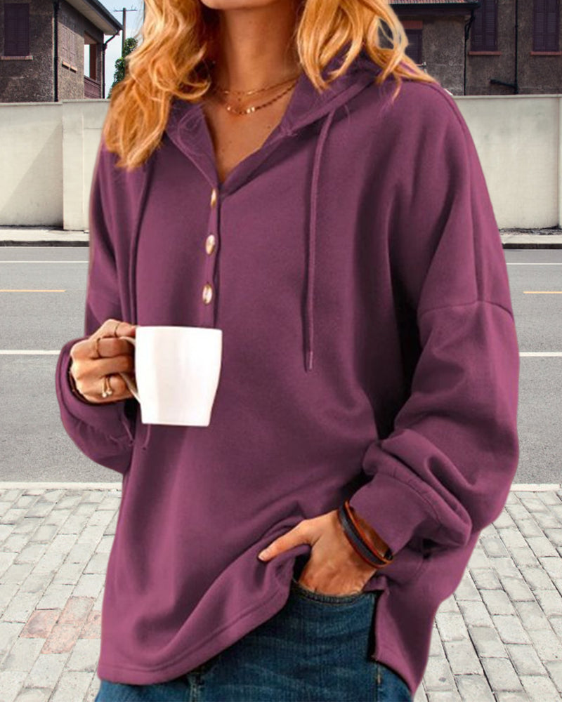 Langarmshirt mit Kapuze