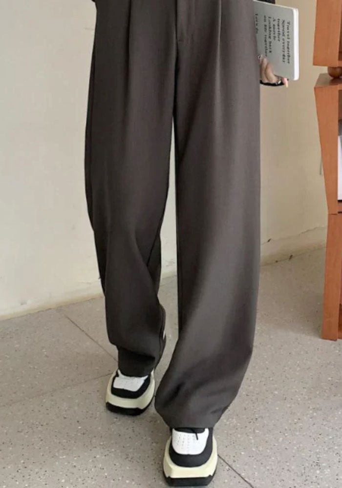 Schicke Damen Leinenhose mit Schnalle - Allison