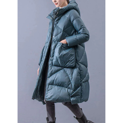 Aerialle | Damen Winter Puffige Übergröße Mantel | Lang