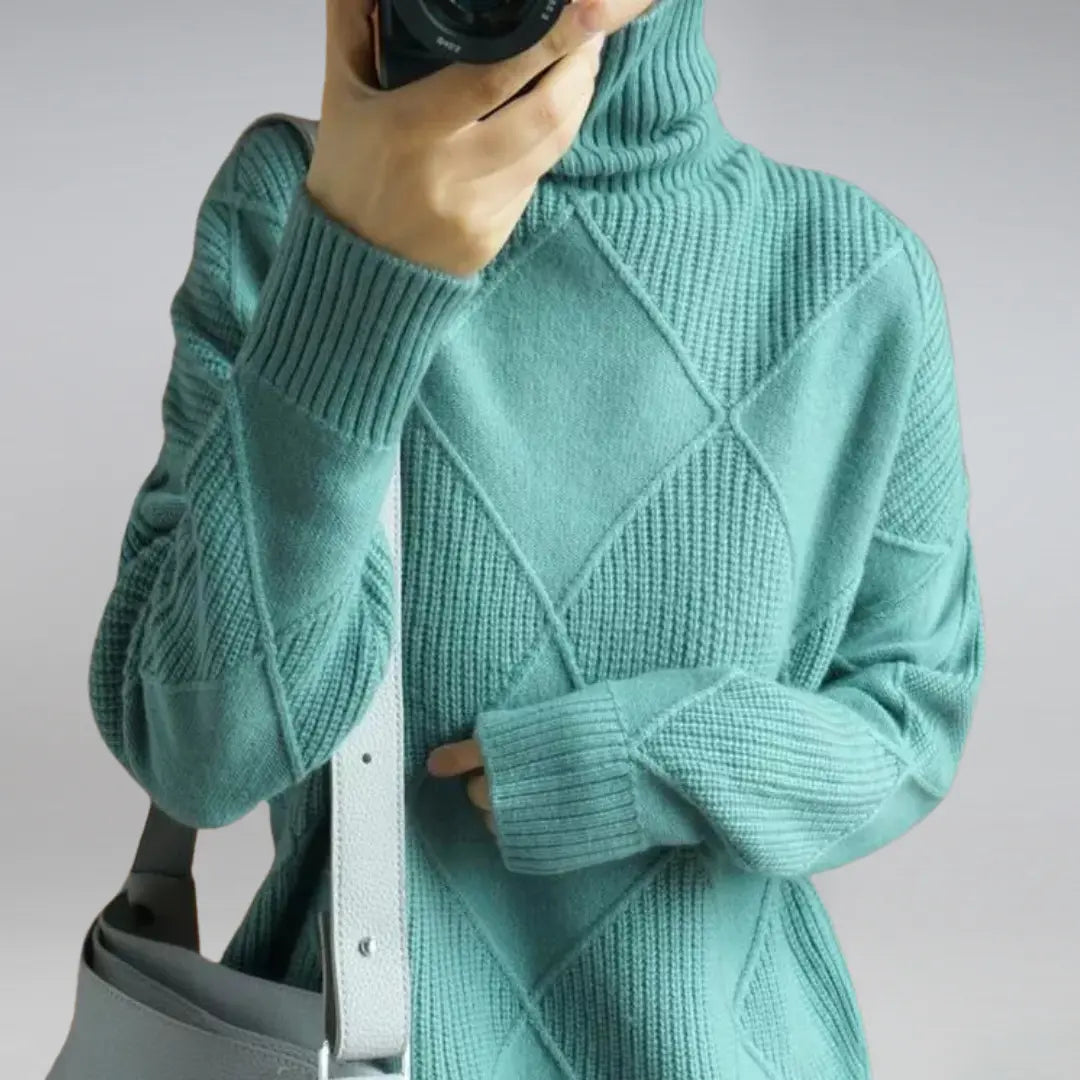 Winter Rollkragenpullover für Damen