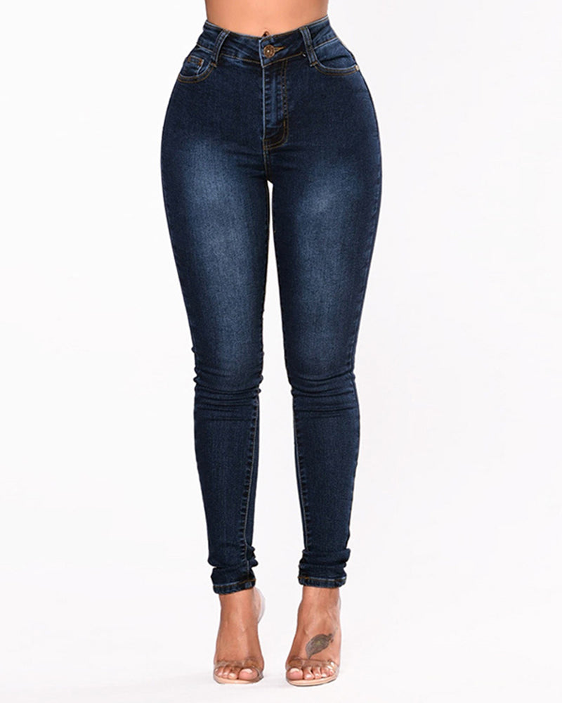 Kolumbianische Jeans für Frauen mit Hoher Taille und Bauchkontrolle