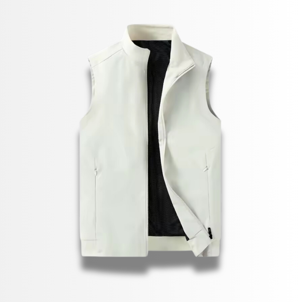 Moderne Zip-Up-Weste für Männer