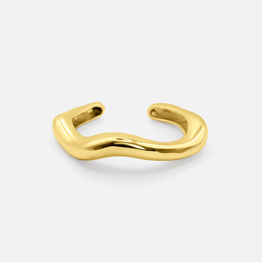 Elegantes Offenes Gold Armband – Stilvolles Highlight für deinen Look