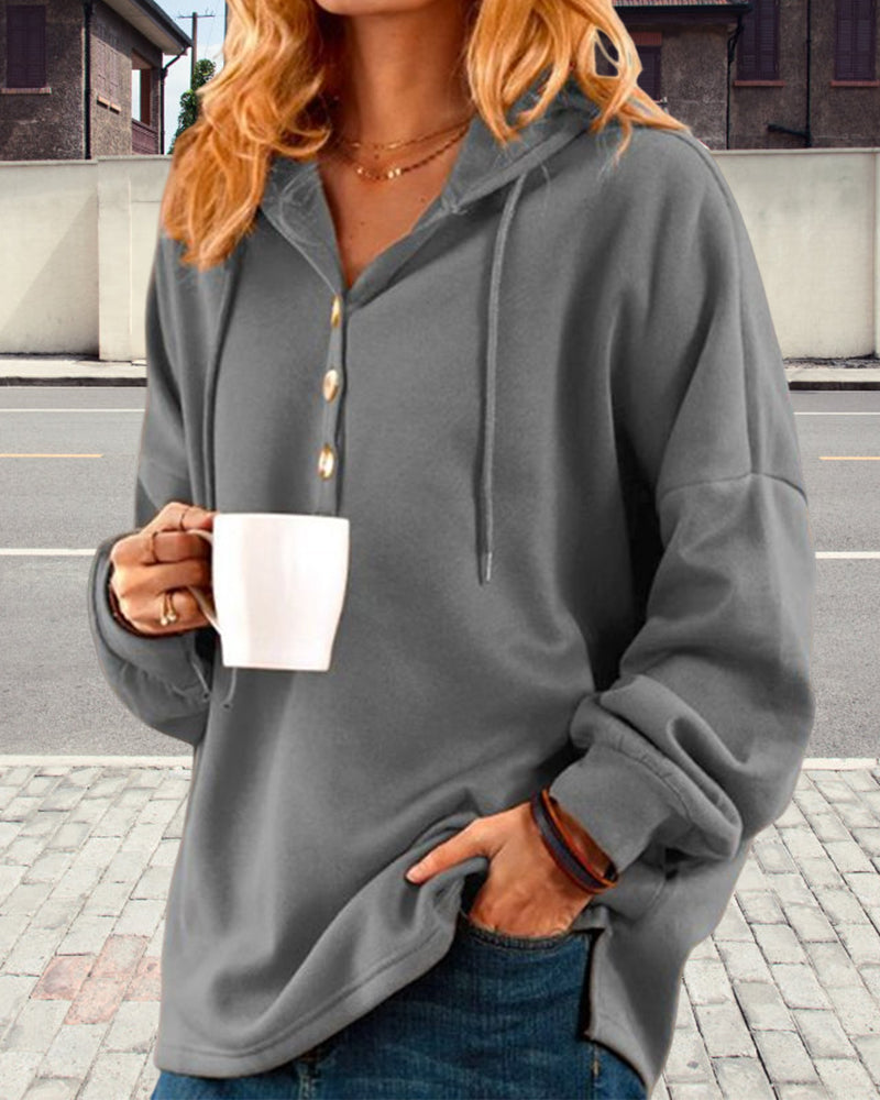 Langarmshirt mit Kapuze