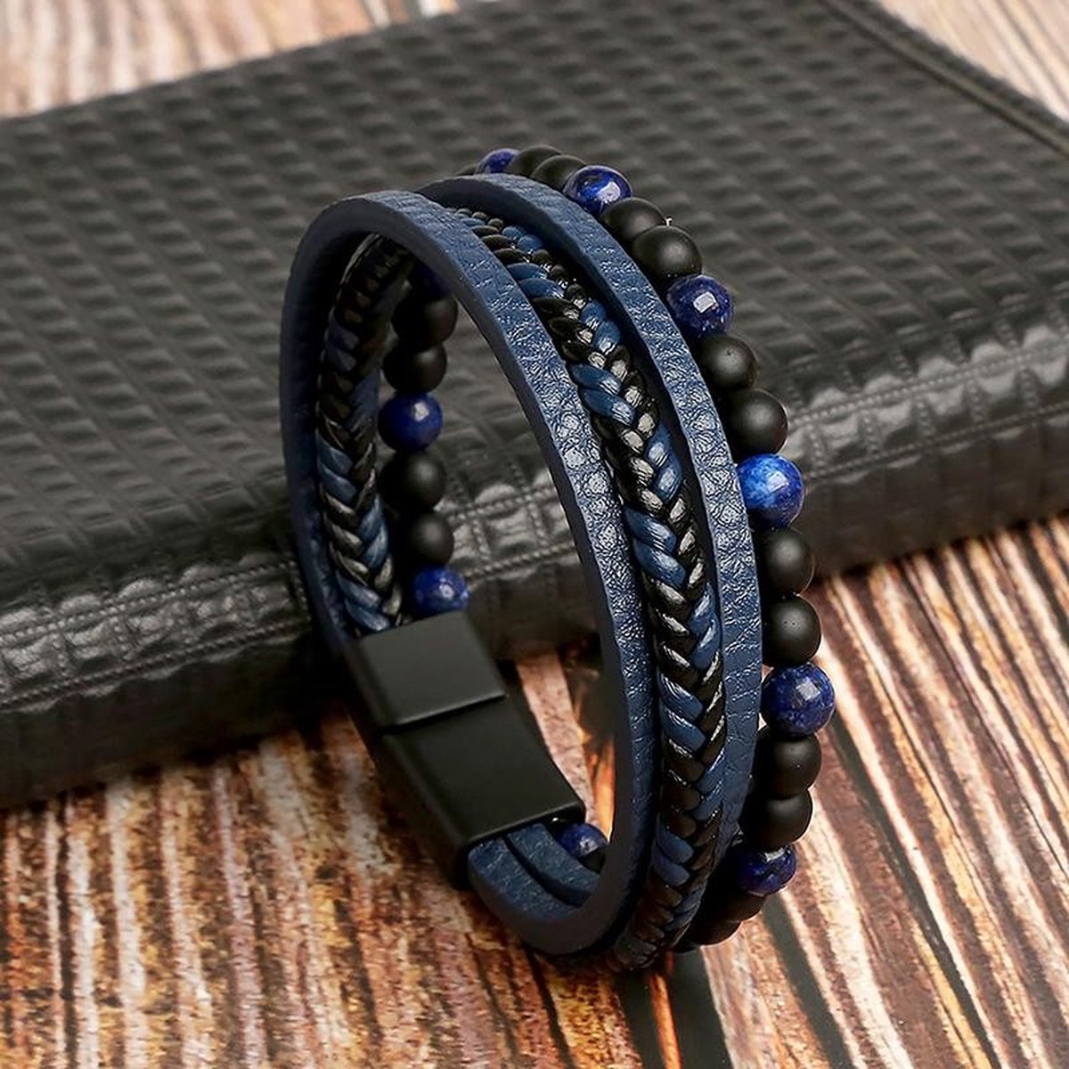 Adrian - Premium Lederarmband-Set für Herren