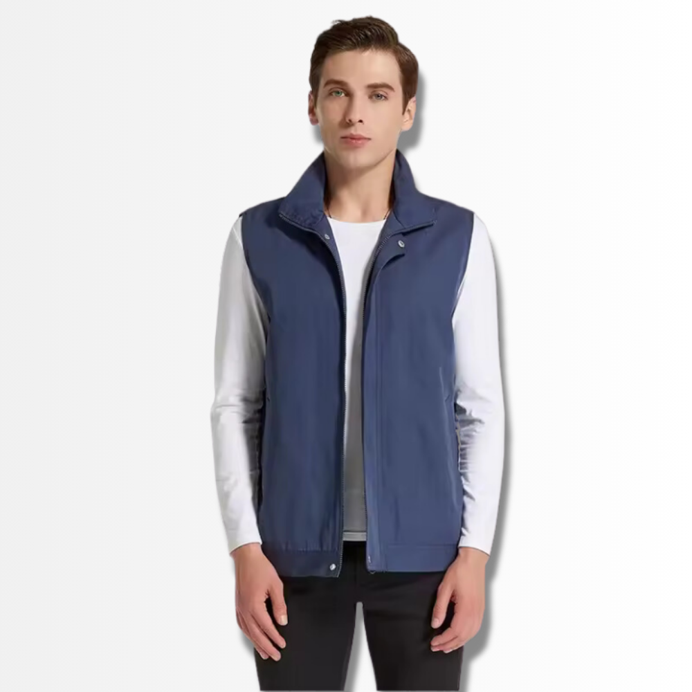 Moderne Zip-Up-Weste für Männer