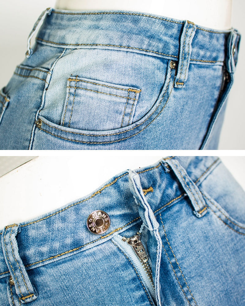 Kolumbianische Jeans für Frauen mit Hoher Taille und Bauchkontrolle