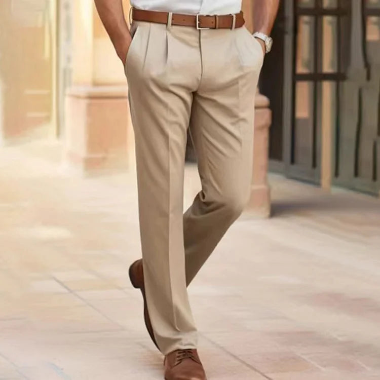 Jeric - Klassische Ganzjährig Business Hose für Herren