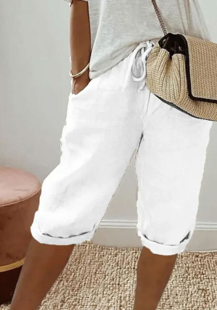 Kurze Leinenhosen für Frauen - Maya