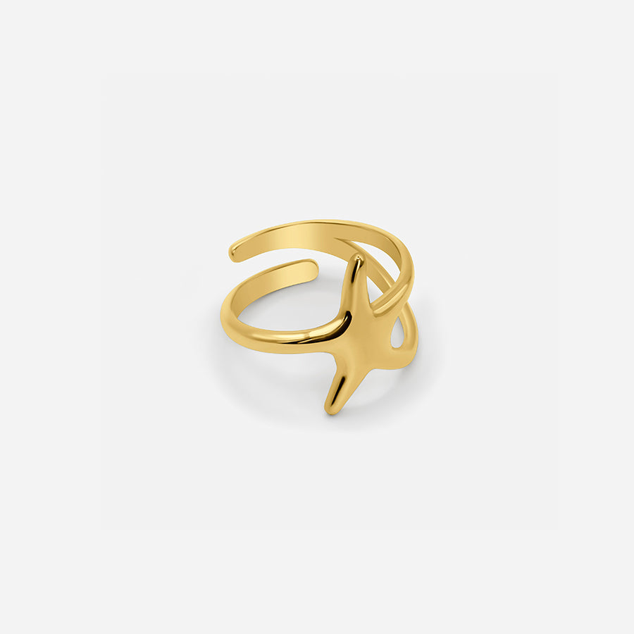 Goldener Seestern-Ring – Ein maritimes Highlight für deinen Look