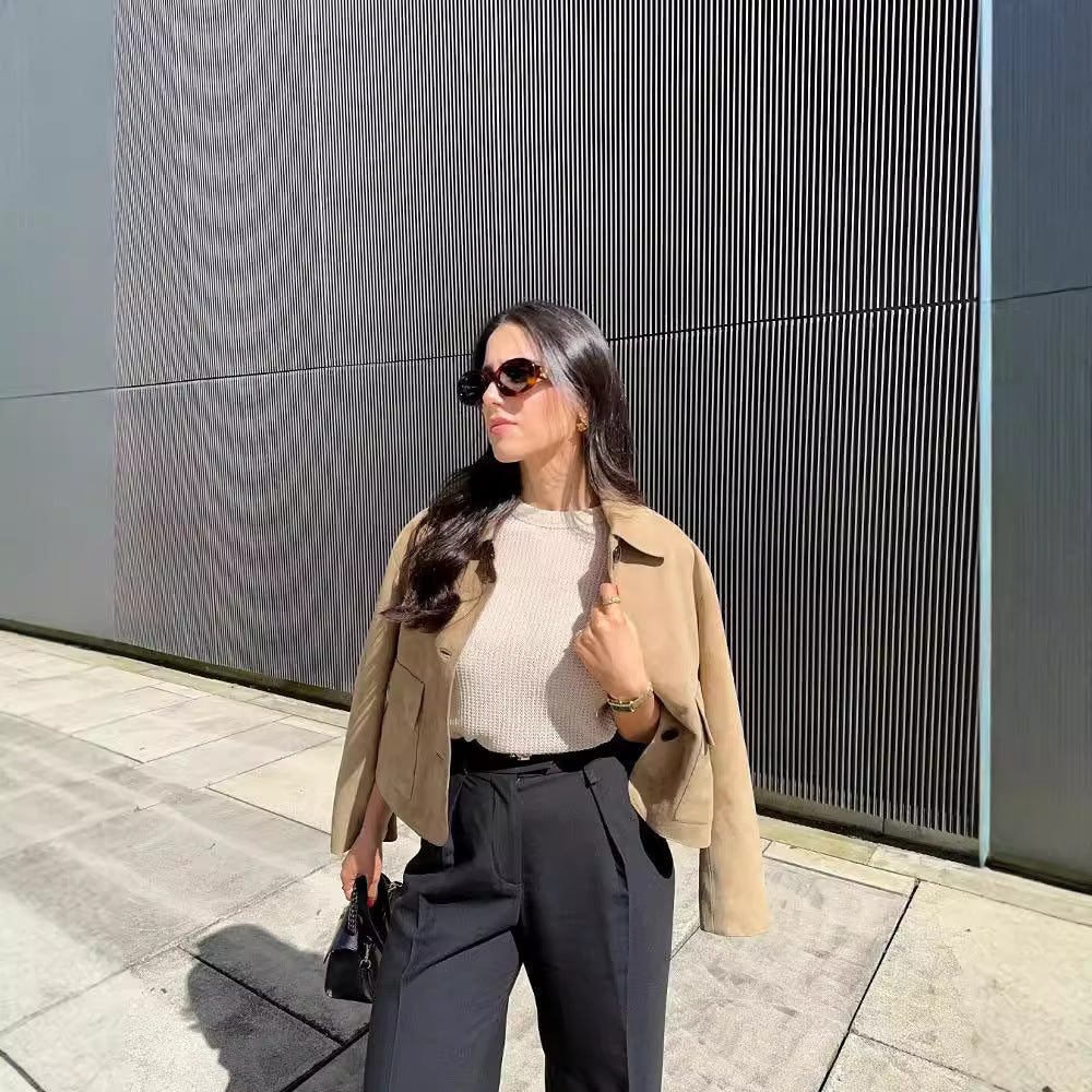 Orlanda – Vielseitige Khaki-Jacke