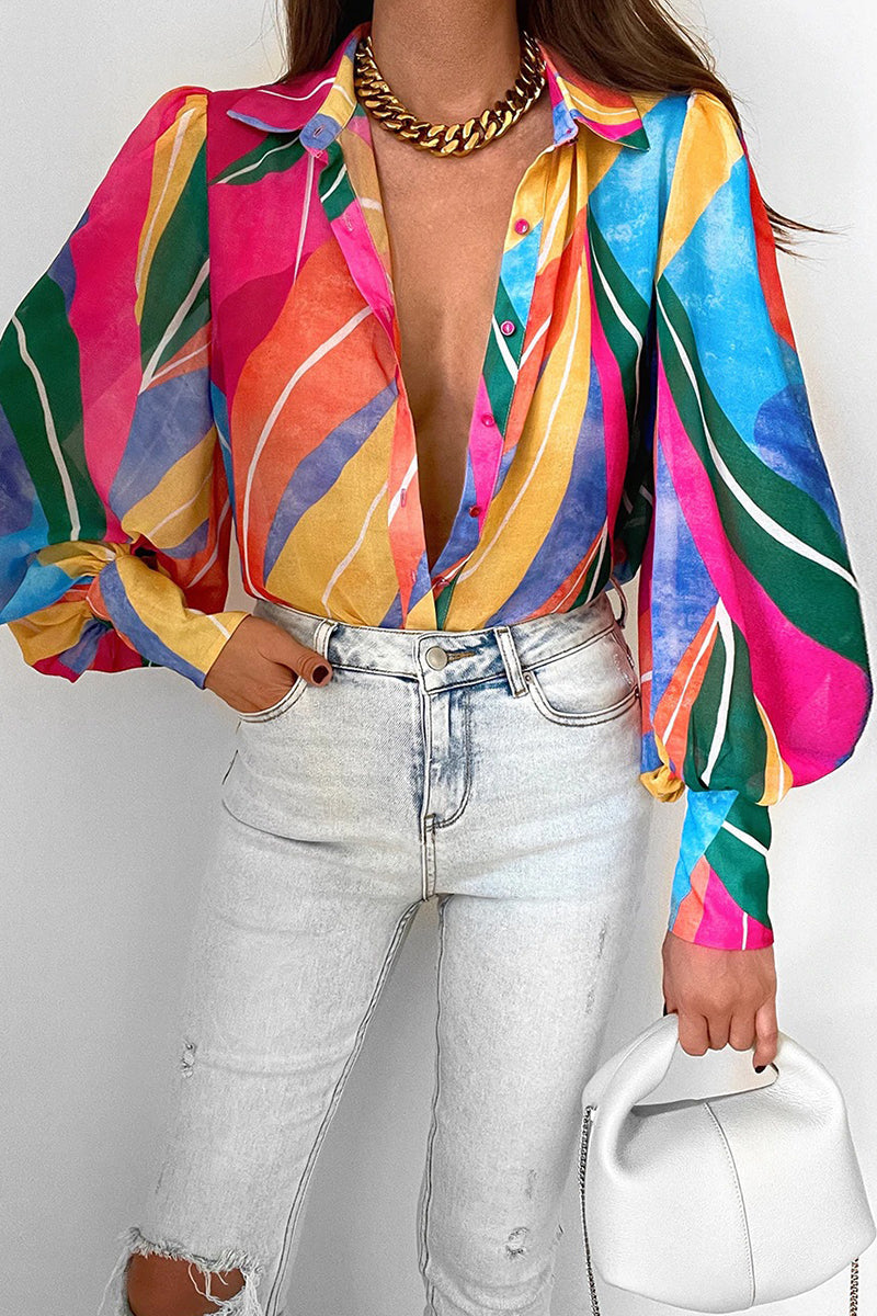 Karla – Bluse mit Blumenkragen für Damen
