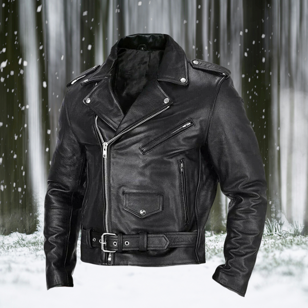 Henrik - lederjacke für herren