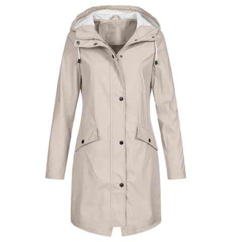 Shyma | Damen Winter Kapuzen Regenmantel | Lang
