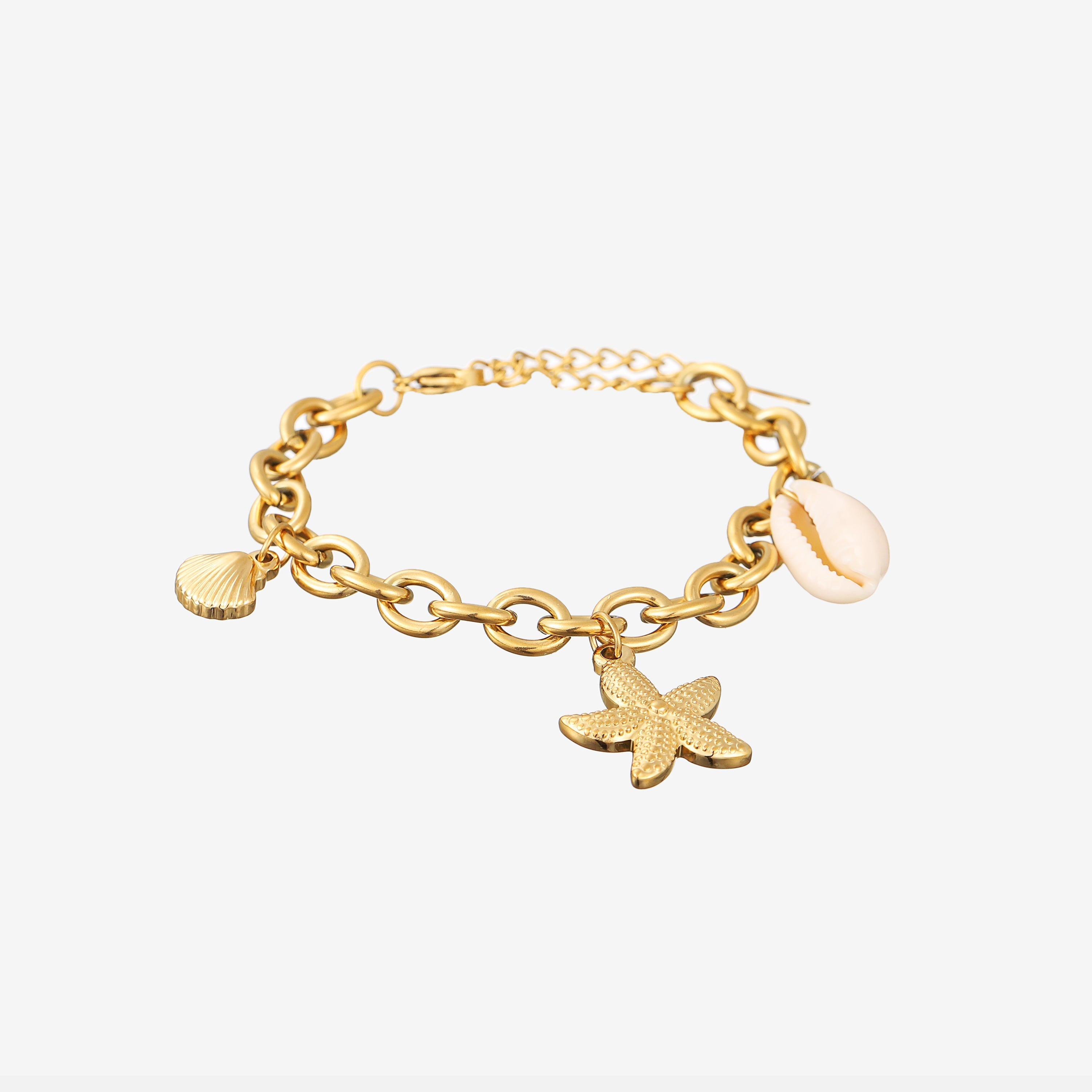 Goldenes Armband mit Meeres-Charms – Verspielt & Elegant
