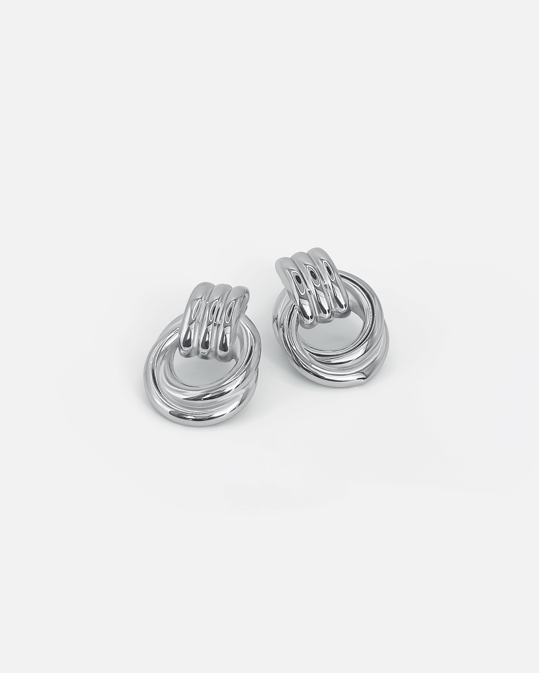 Silberner Doppelknopf-Ring – Modernes Design für zeitlose Eleganz
