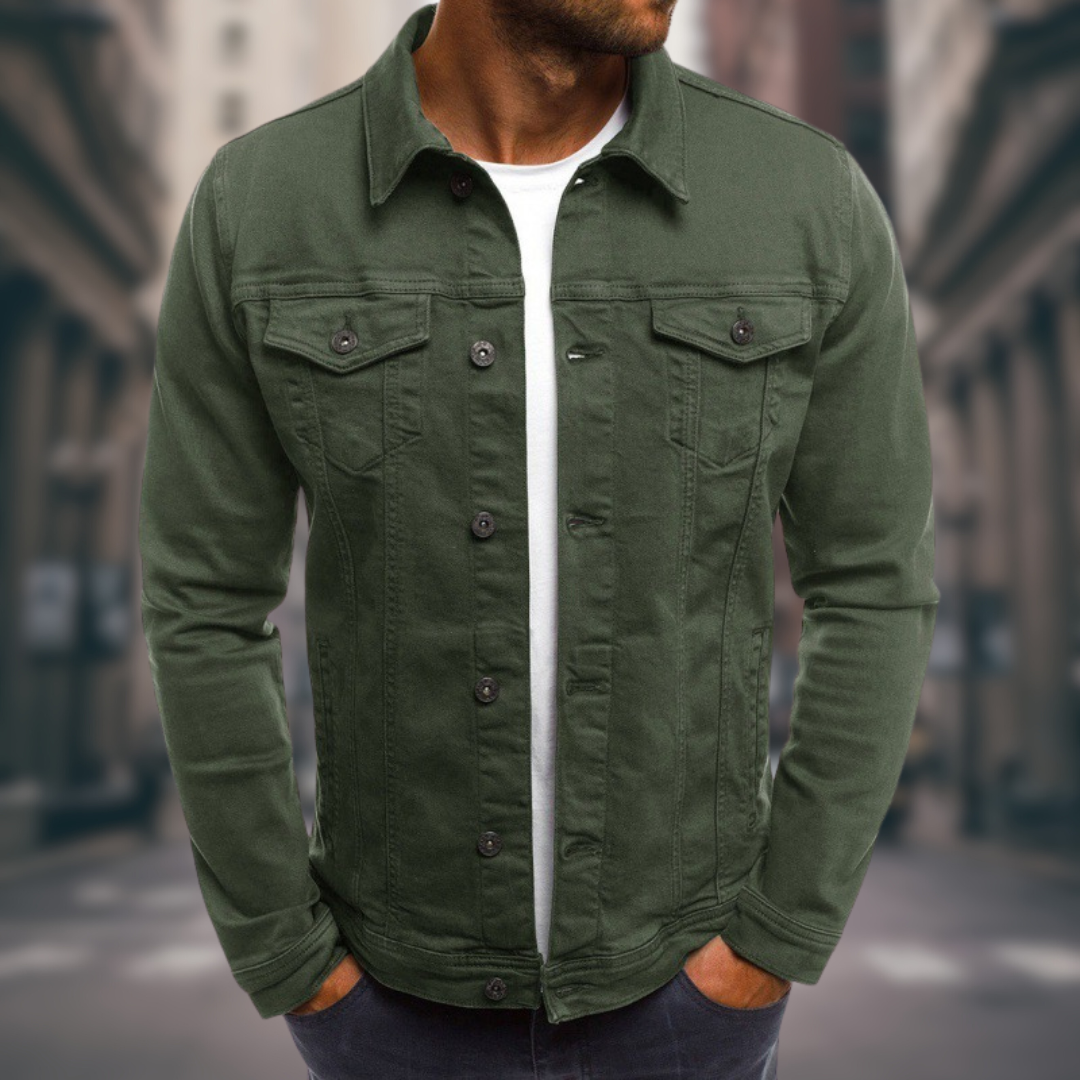 Trendy Freizeit-Jeansjacke für Herren
