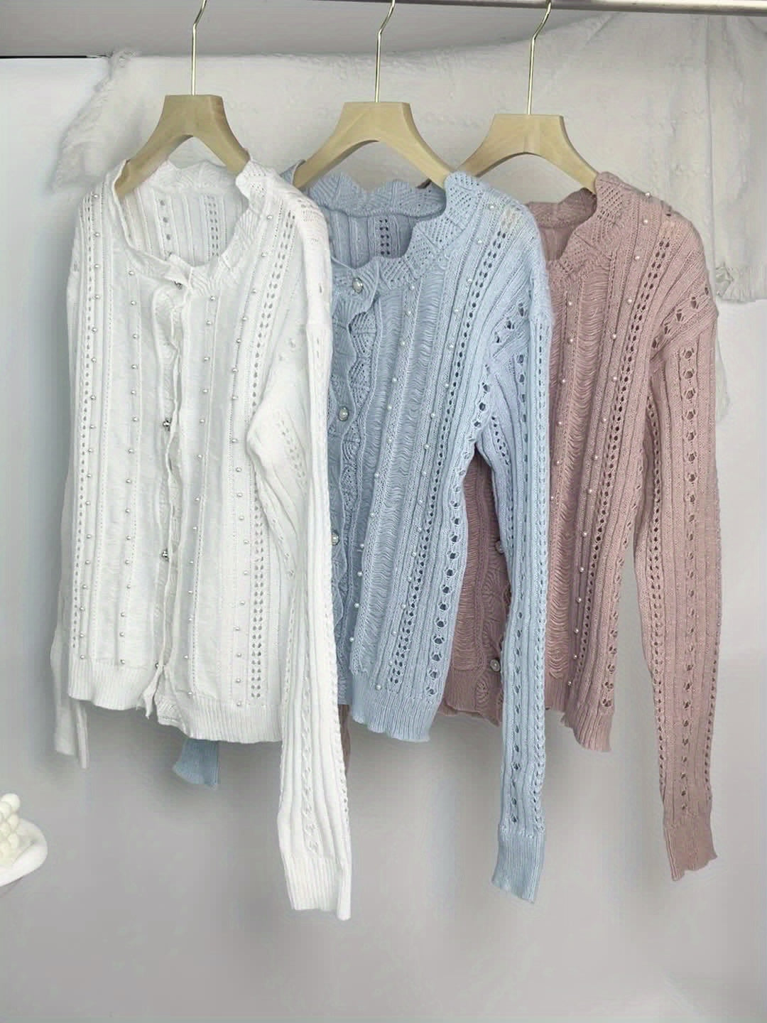 Ava - Stilvolle Schicke Weiche Strickjacke mit Knopfleiste für den Herbst für Damen