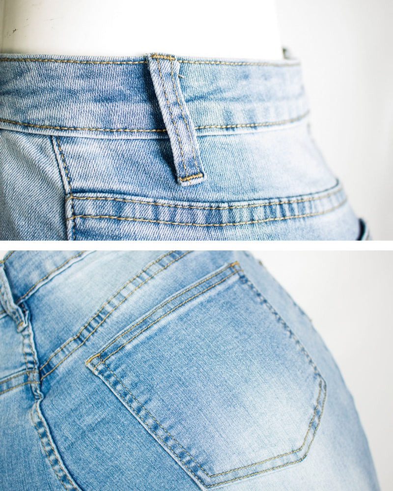 Kolumbianische Jeans für Frauen mit Hoher Taille und Bauchkontrolle