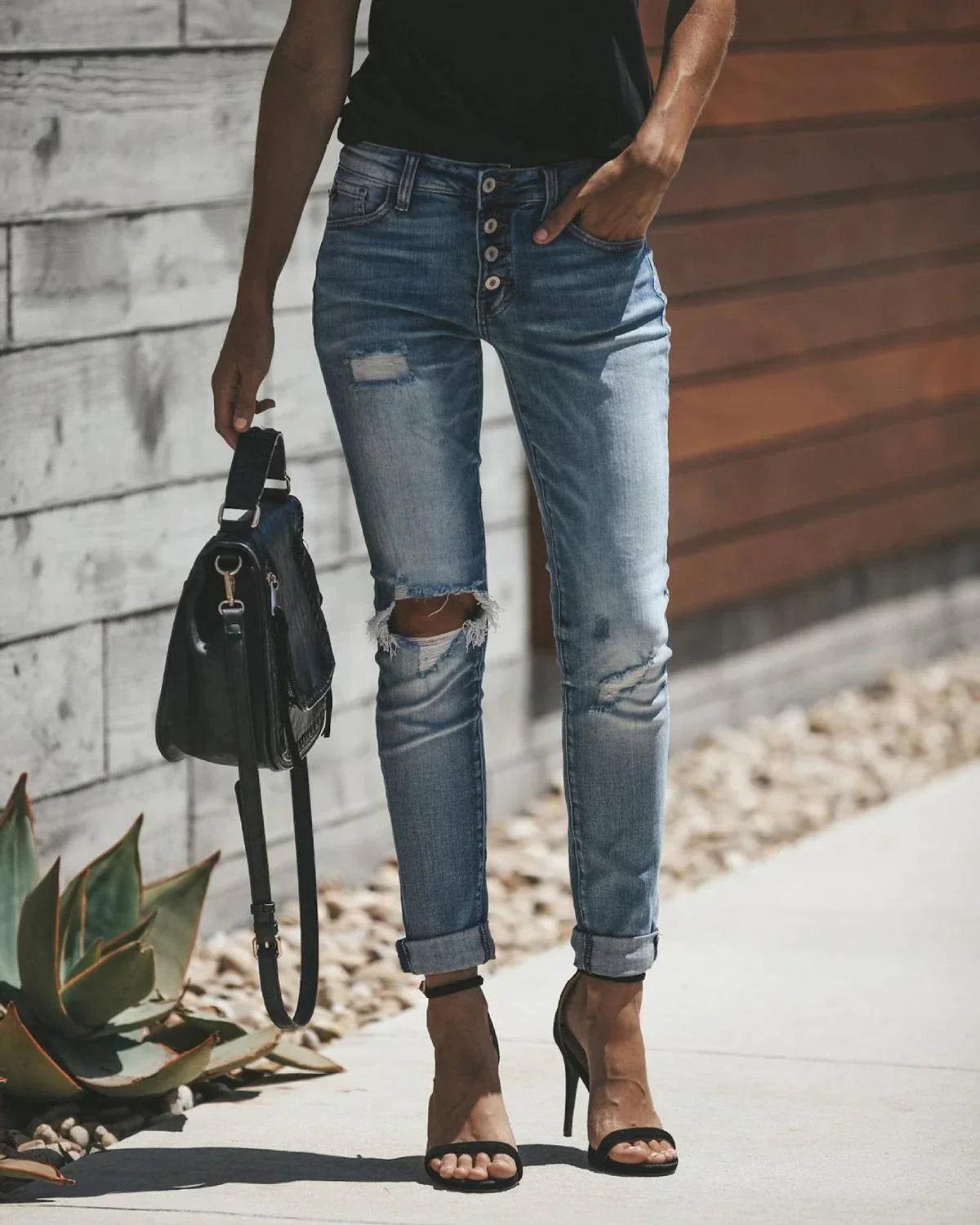 Gina - Zerrissene Jeans