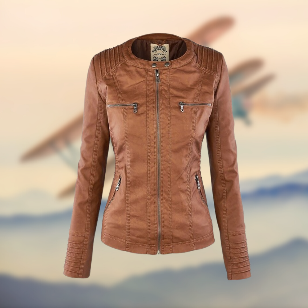 Rica™ - Elegante Lederjacke