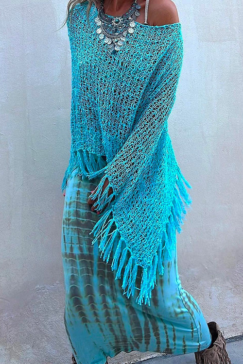 Roxanne's Hochtaillierter Batik-Rock