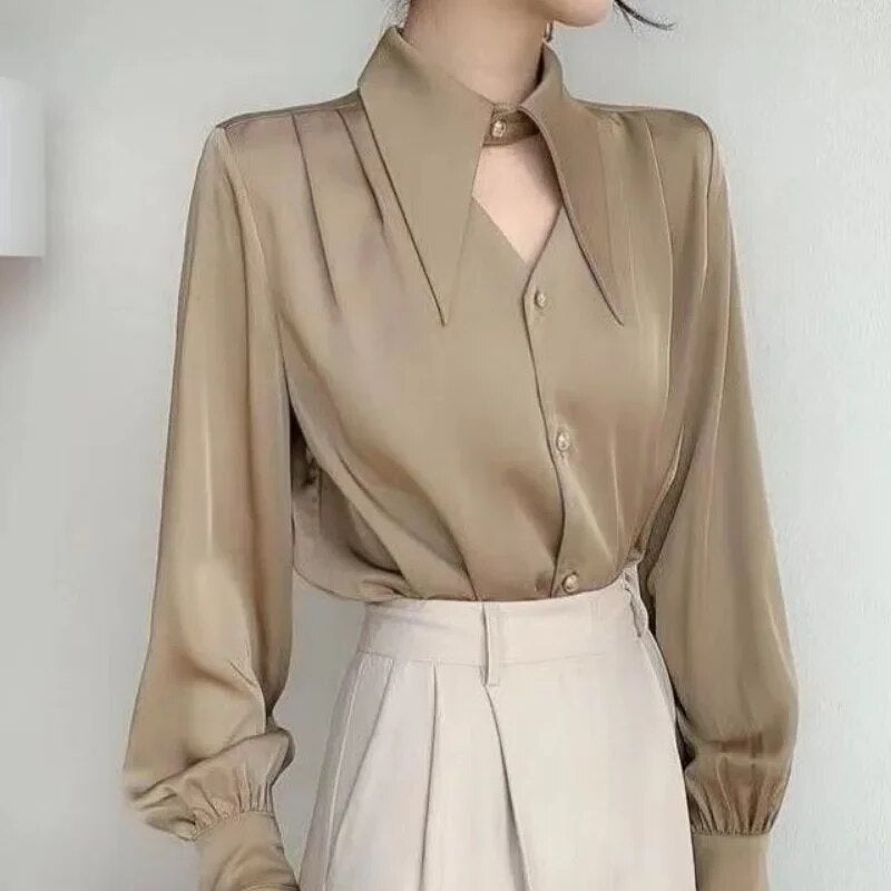 Annie - Elegante Langarmbluse für Damen