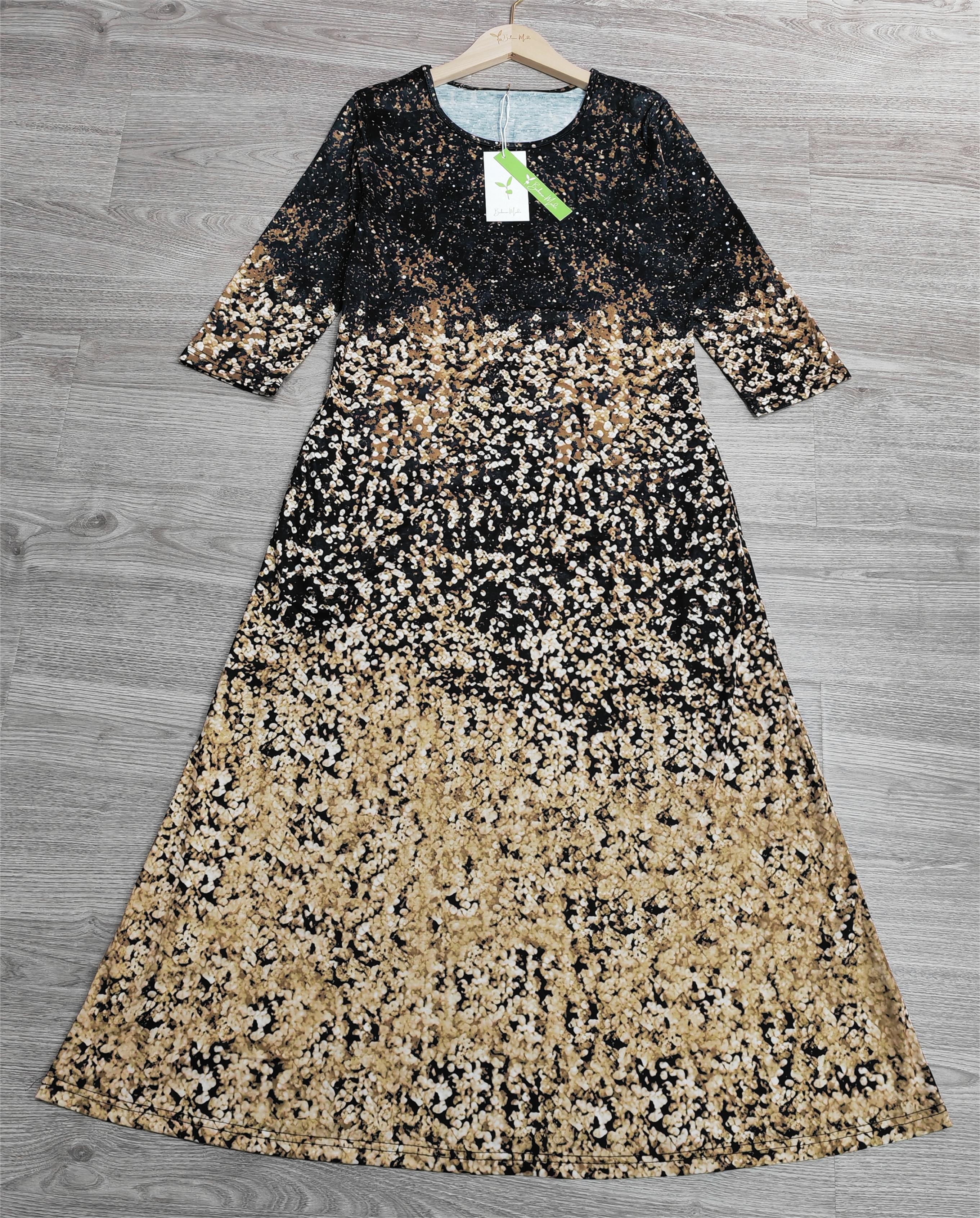 Midikleid mit halben Ärmeln