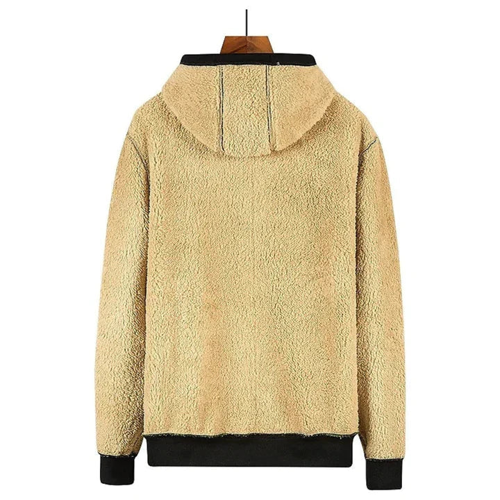 Dylan - Lässige und Stilvolle Zip-Up-Hoodie mit Fleecejacke für den Herbst für Herren