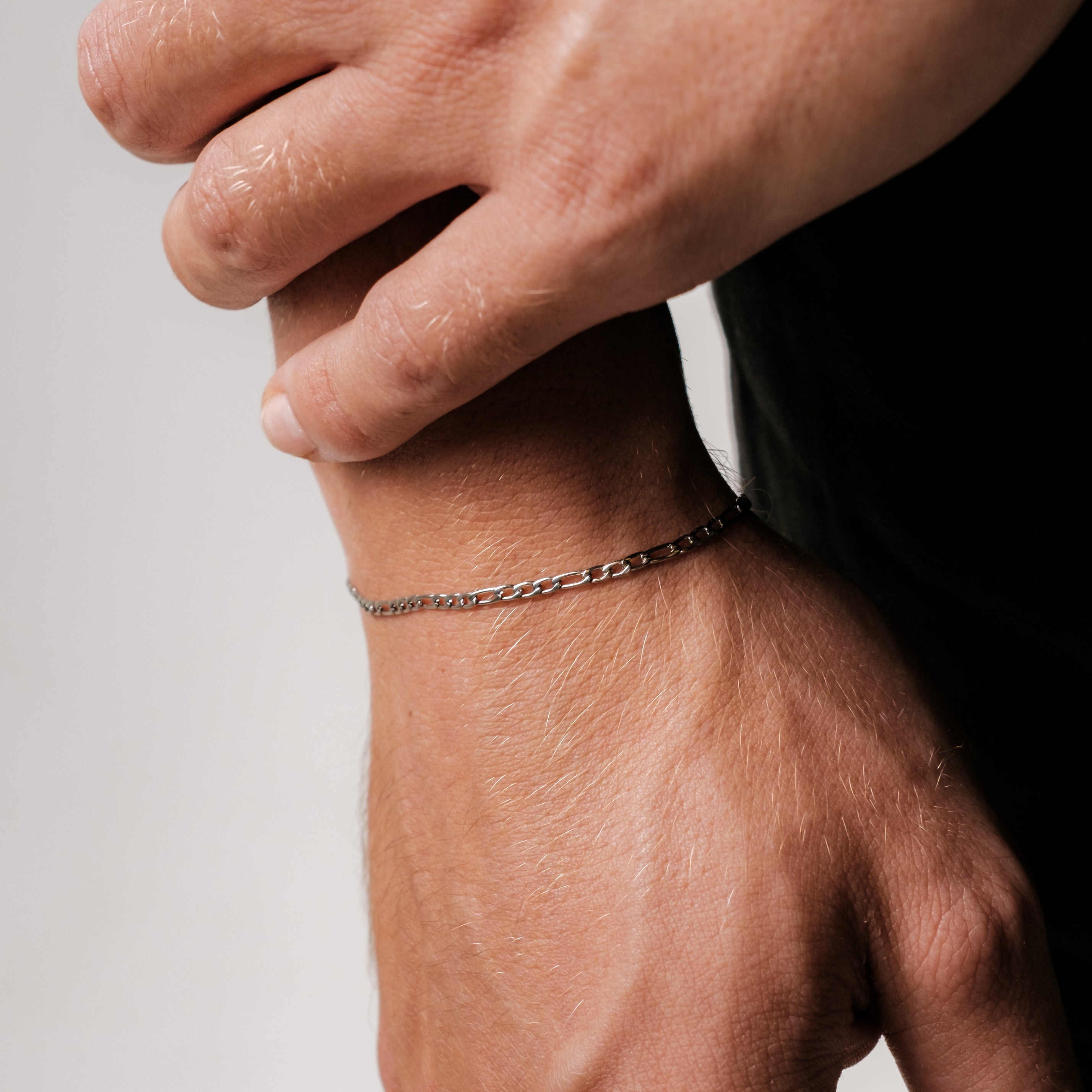 Figaro Bracelet 2MM (Silver)
