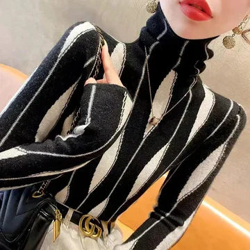 Karissa - Eleganter Rollkragenpullover