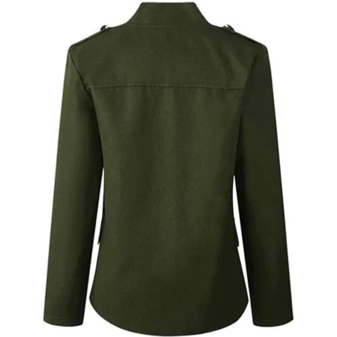Dovelyn | Damen Elegante Stehkragen Blazer | Vintage