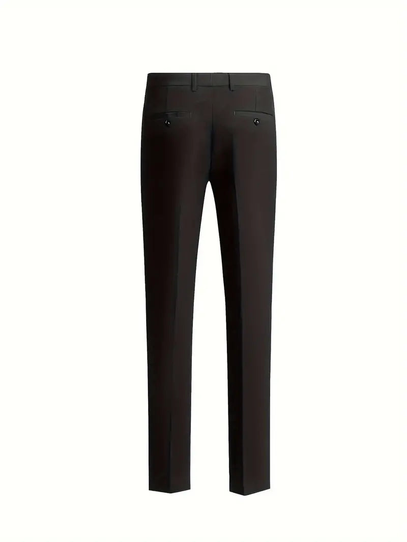 Klassisches Revers-Jackett mit Taschen und Slim Fit-Hose