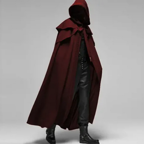 Baker | Herren Lang Gothik Cape Mantel | Retro