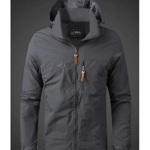 Nazzer | Herren Reißverschluss Windbreaker | Wasserdicht