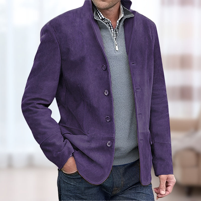 Stilvoller Wildleder-Blazer für Männer