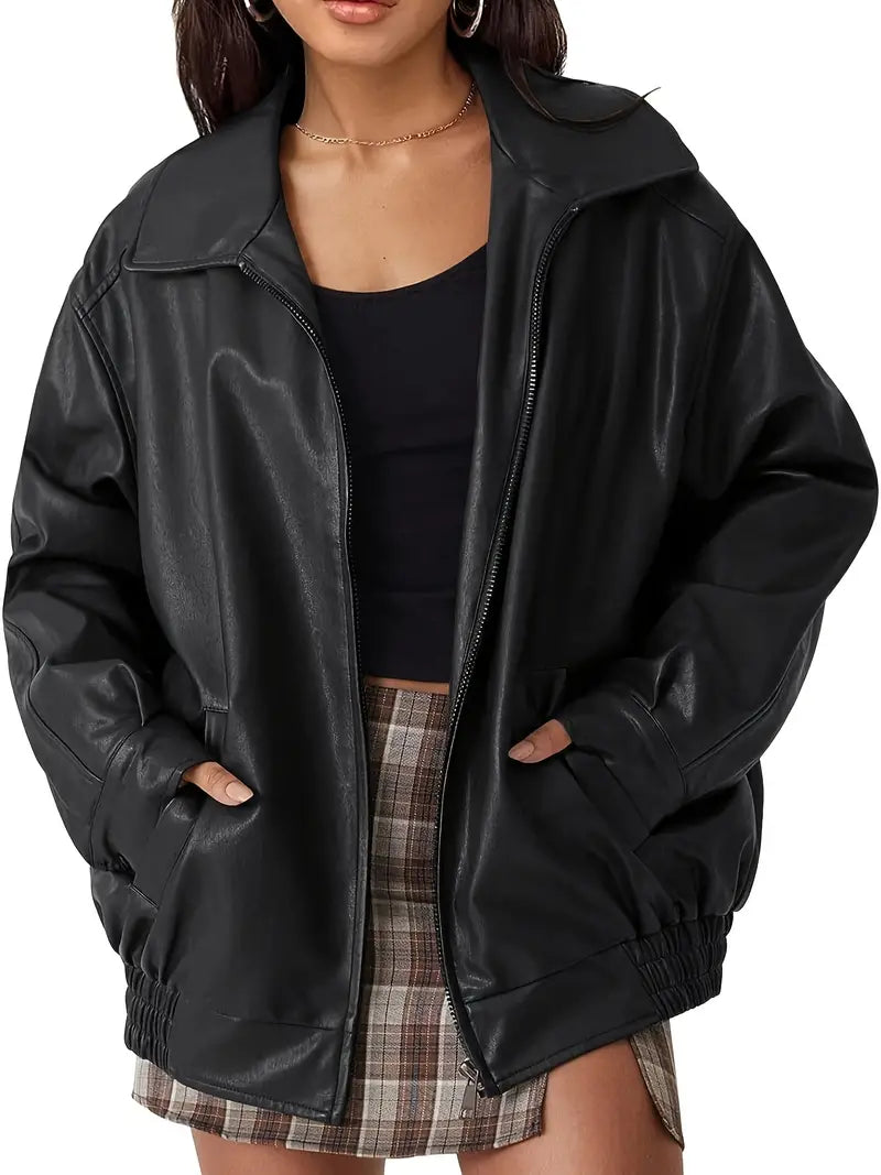 Adeylin | Elegante Damen-Lederjacke