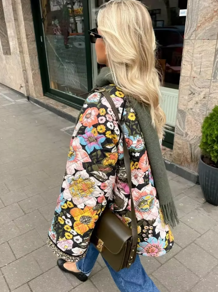 Maliah - Blume Winterjacke für Frauen