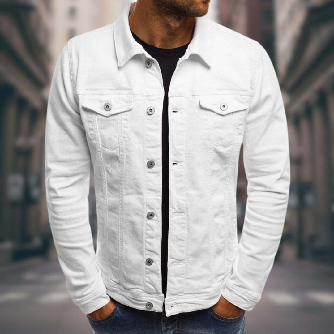 Trendy Freizeit-Jeansjacke für Herren