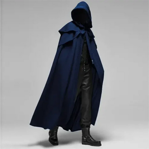 Baker | Herren Lang Gothik Cape Mantel | Retro