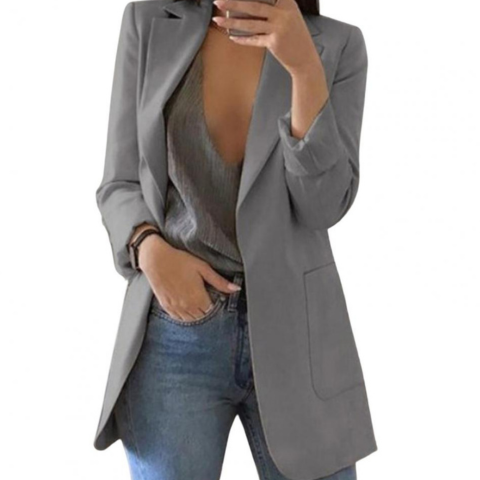 Lorde | Damen Elegante Arbeits Blazer | Lang