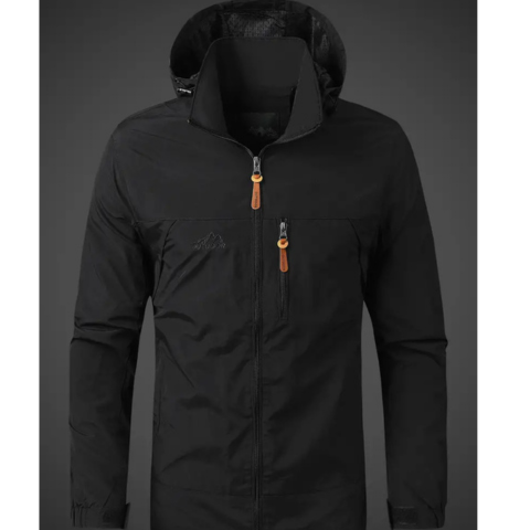 Nazzer | Herren Reißverschluss Windbreaker | Wasserdicht