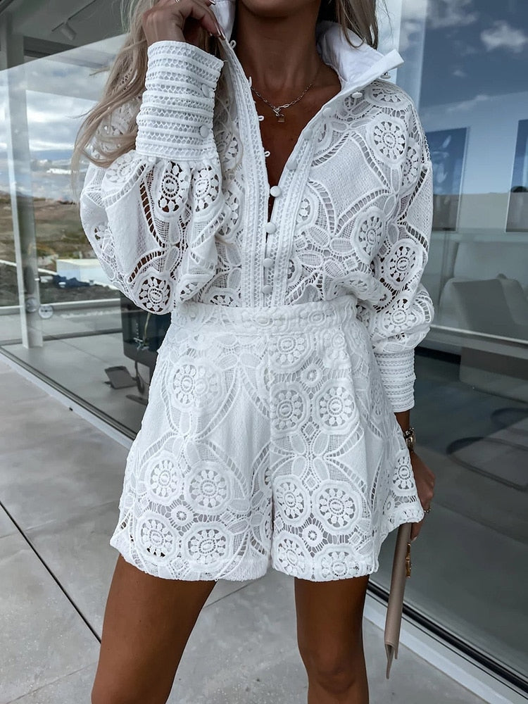 Vivian | boho lace set