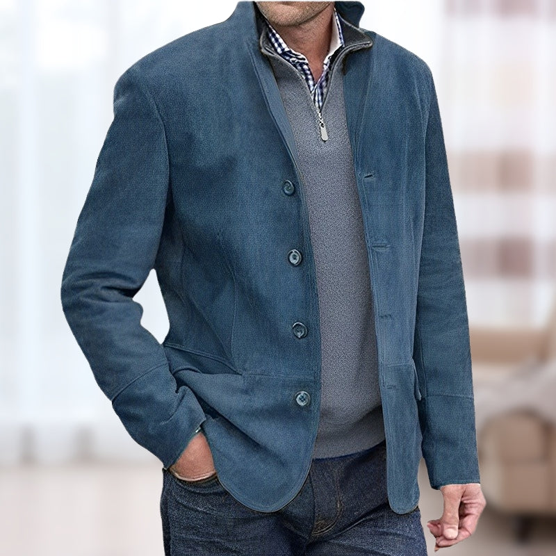Stilvoller Wildleder-Blazer für Männer