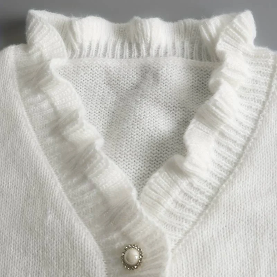 Elena™ - Eleganter Rüschpullover