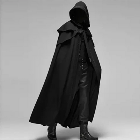Baker | Herren Lang Gothik Cape Mantel | Retro